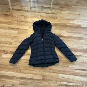Patagonia Silent Down Jacket Women’s Medium Black Hooded Insulated Winter Coat